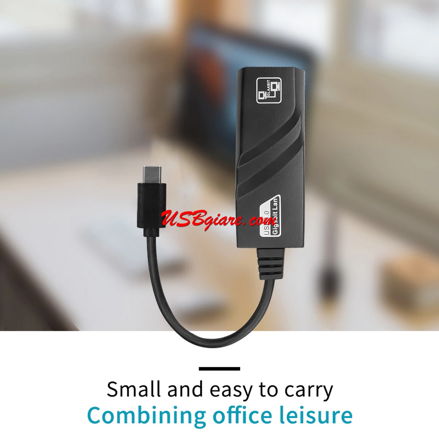Hub Adapter chuyển đổi Type c sang 3 cổng USB 3.0 và cổng LAN RJ45 - ảnh 1